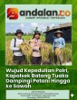 Wujud Kepedulian Polri, Kapolsek Batang Tuaka Dampingi Petani Hingga ke Sawah