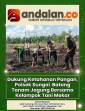 Dukung Ketahanan Pangan, Polsek Sungai Batang Tanam Jagung Bersama Kelompok Tani Mekar