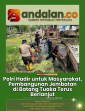 Polri Hadir untuk Masyarakat, Pembangunan Jembatan di Batang Tuaka Terus Berlanjut