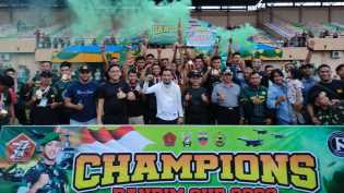 Pemenang Turnamen Sepakbola Dandim Cup Dapat Hadiah Umroh dari Ikbal Sayuti