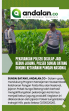 Pekarangan Polsek Disulap Jadi Kebun Jagung, Polsek Sungai Batang Dukung Ketahanan Pangan Nasional