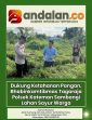 Dukung Ketahanan Pangan, Bhabinkamtibmas Tagaraja Polsek Kateman Sambangi Lahan Sayur Warga