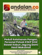 Peduli Ketahanan Pangan, Personel Polsek KSKP Inhil Rawat Kebun Jagung Demi Hasil Maksimal