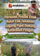 Personel Polsek Enok Rutin Cek Tanaman Jagung Pipil, Dukung Ketahanan Pangan