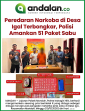 Peredaran Narkoba di Desa Igal Terbongkar, Polisi Amankan 51 Paket Sabu