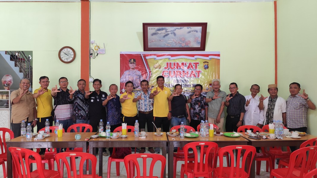 Polres Indragiri Hilir Gelar Jumat Curhat Bersama Masyarakat Tembilahan