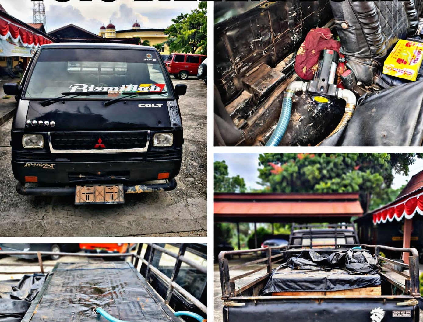 Berulang Kali Isi Solar Di SPBU Hingga Buat Curiga Warga, Mobil L300 Ternyata Punya Tangki Modifikasi