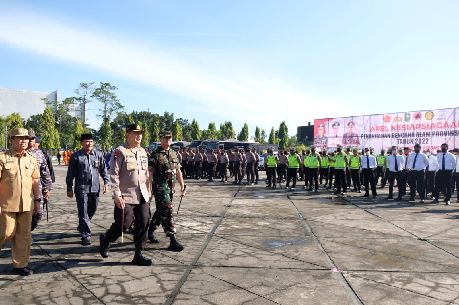 Antisipasi Bencana Alam Di Riau, 4.000 Personil Gabungan Disiagakan