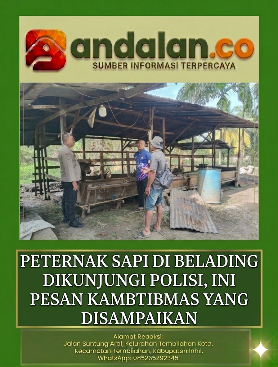 Peternak Sapi di Belading Dikunjungi Polisi, Ini Pesan Kamtibmas yang Disampaikan