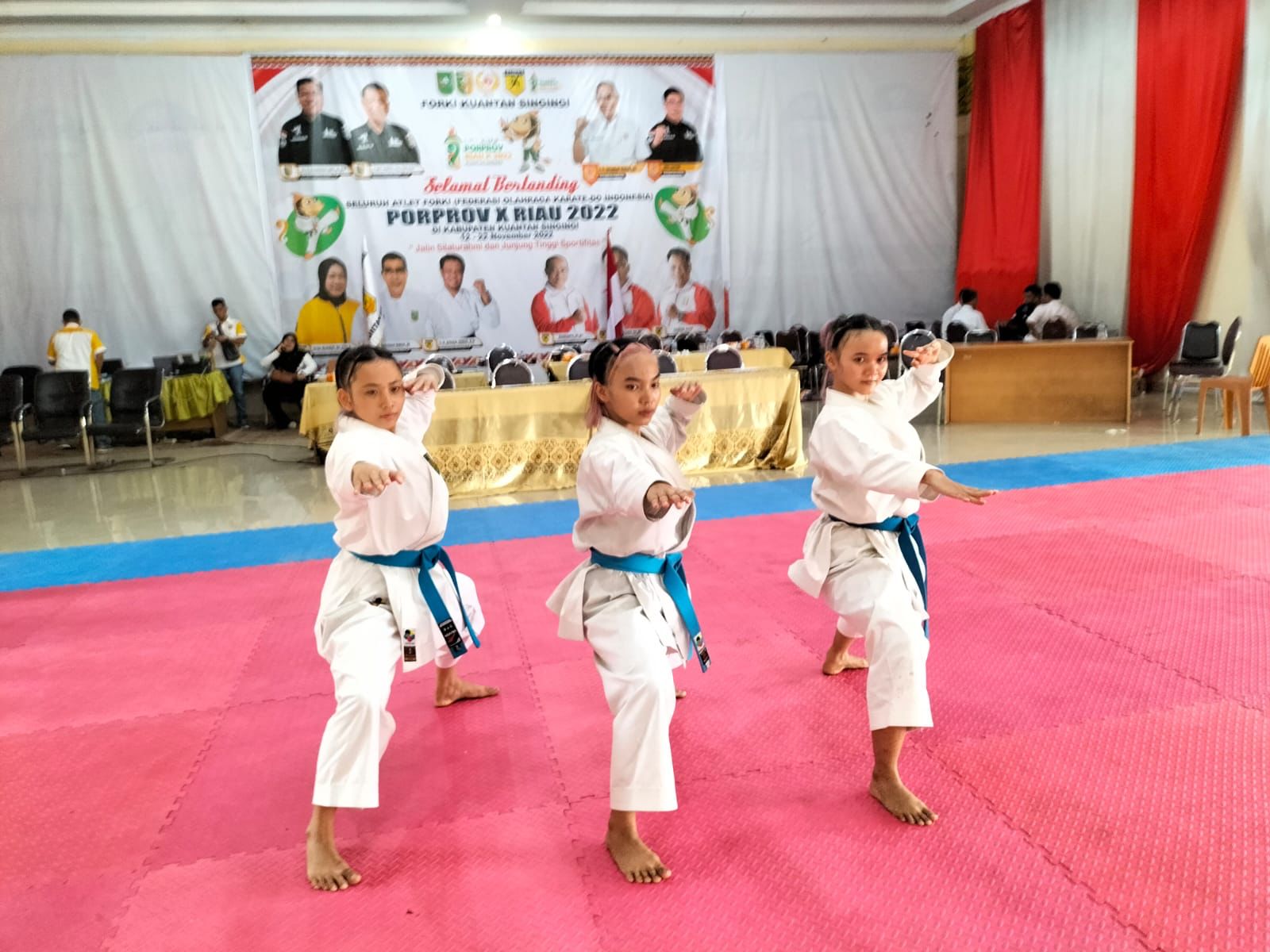 Karateka Group Putri Inhil Persembahkan Medali Emas di Porprov Riau ke X Tahun 2022