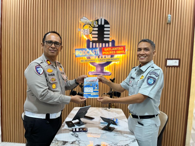 Manfaatkan Fasilitas Medsos, Satlantas Polres Inhil Siapkan Studio Podcast sebagai Pendukung Program Polri