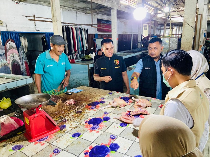 Polres Inhil dan BPOM Lakukan Pengawasan Pangan Jelang Ramadhan