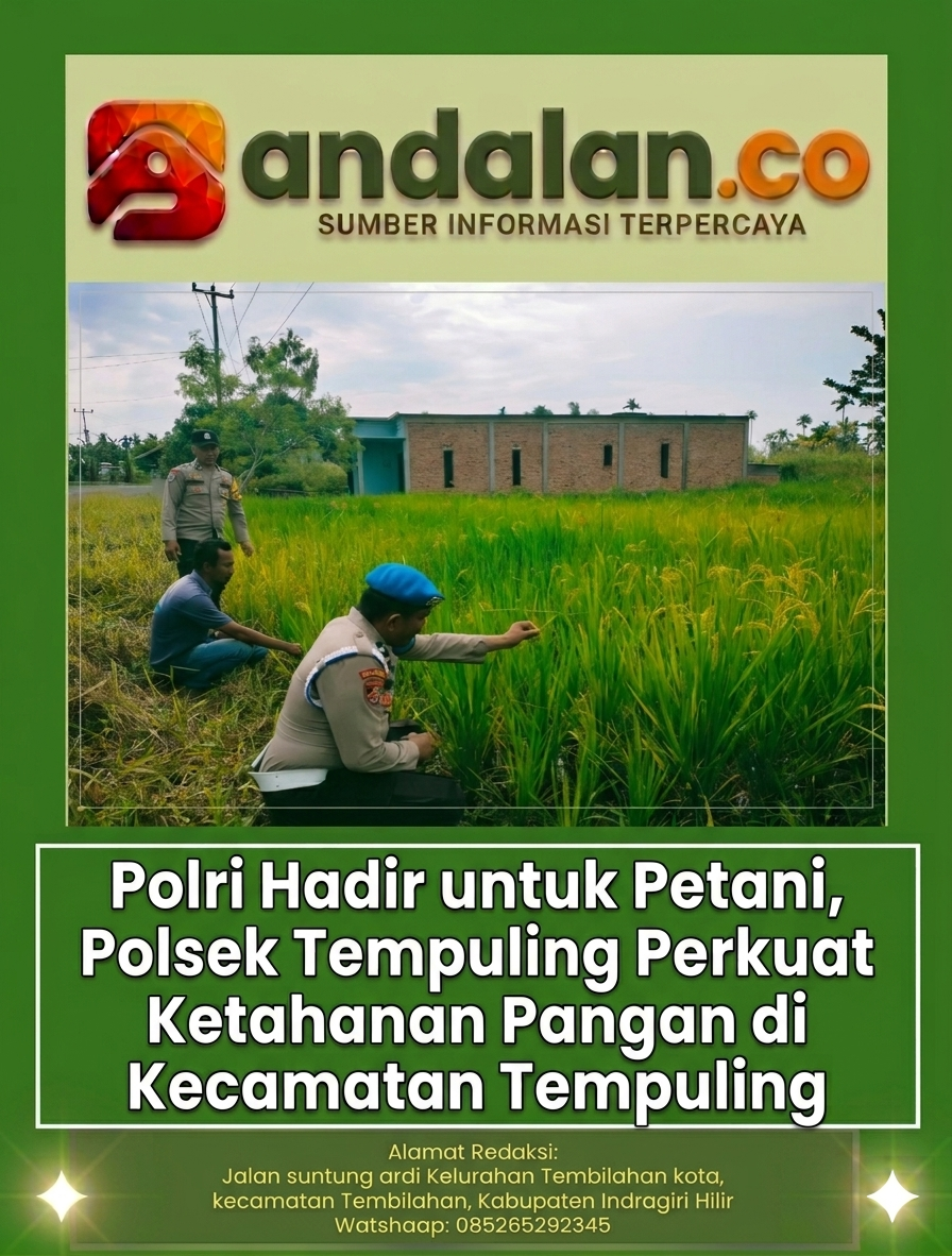 Polri Hadir untuk Petani, Polsek Tempuling Perkuat Ketahanan Pangan di Kecamatan Tempuling