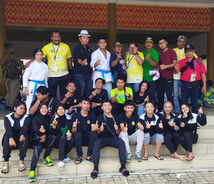Selamat, Karateka Dendy Syahputra Sumbang Emas Untuk Inhil di Porprov Riau ke X Tahun 2022