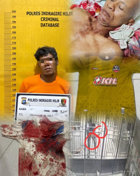 Tak Sampai Dua Jam, Polres Inhil Ringkus Pelaku Penganiayaan di Pasar Tembilahan