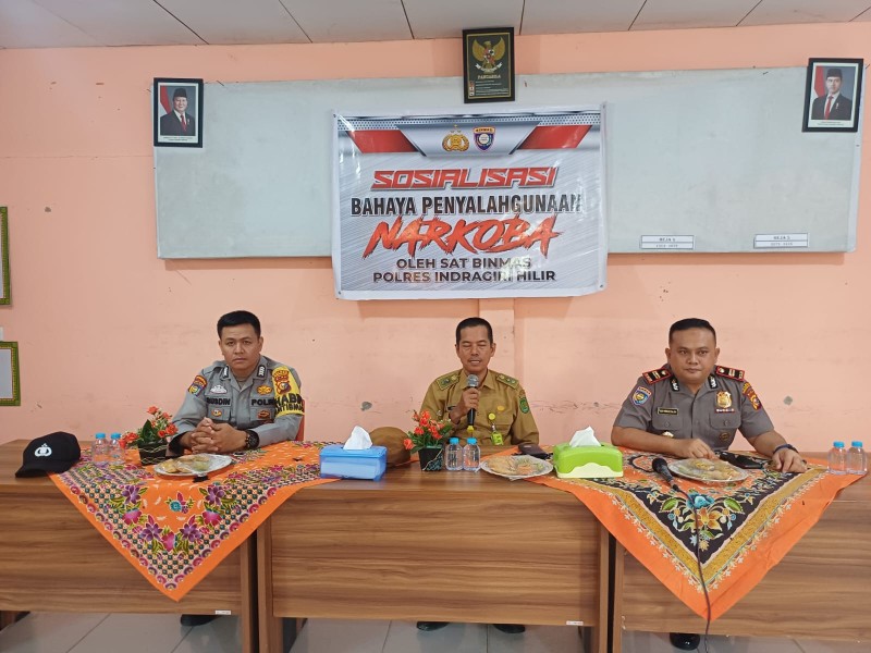 Polres Inhil Gencarkan Sosialisasi Bahaya Narkoba, Libatkan Masyarakat dan Pelajar