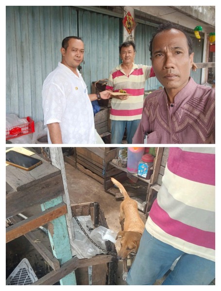 Lurah Tembilahan Kota Bergerak Cepat, Anjing yang Meresahkan Warga Akhirnya Diamankan Pemilik