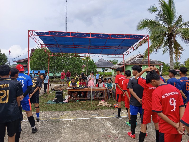 Kades Saka Rotan Mahyubi Resmi Buka Turnamen Futsal Saka Rotan CUP 2025