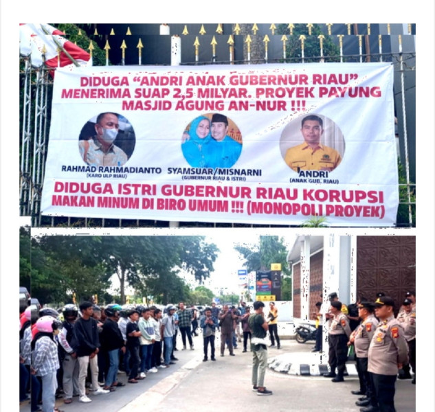 Anak Gubernur Riau di Poster Disebut-sebut Terima Rp2,5 M