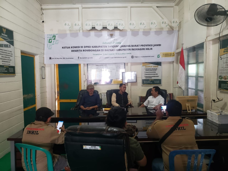 PD IWO Inhil Sambangi Baznas Cari Solusi Bantu Tiara