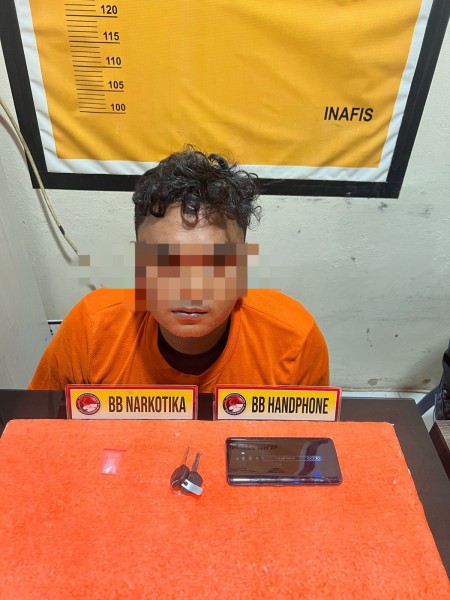 Polres Inhil Gagalkan Peredaran Narkotika Jenis Shabu, Satu Tersangka Diamankan