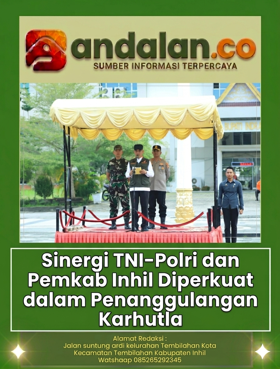 Sinergi TNI-Polri dan Pemkab Inhil Diperkuat dalam Penanggulangan Karhutla