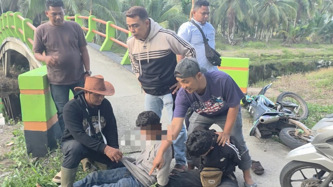 Polsek Pelangiran Ungkap Kasus Sabu, Dua Buruh Kontraktor Diamankan