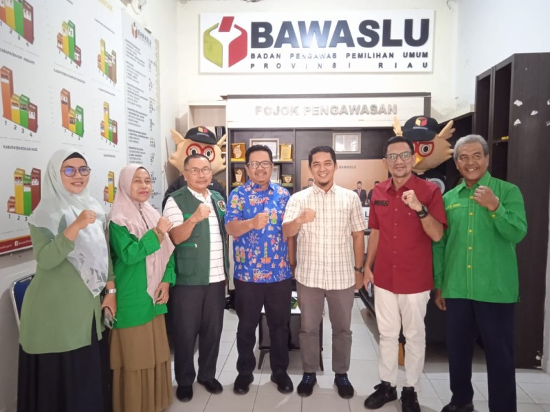 Pengurus DPW PPP Riau Lakukan Silaturahmi dan Kunjungan ke Bawaslu Provinsi Riau