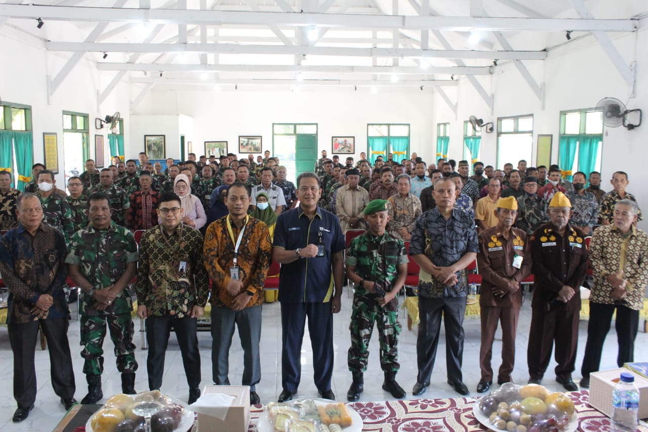 Kodim 0314/Inhil Menerima Sosialisasi Program ASABRI Link di BSI KCP Tembilahan