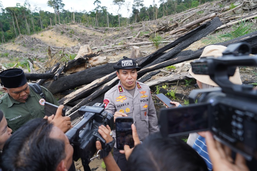 Tindak Tegas Perusakan Hutan, Polda Riau Tegaskan Komitmen Green Policing