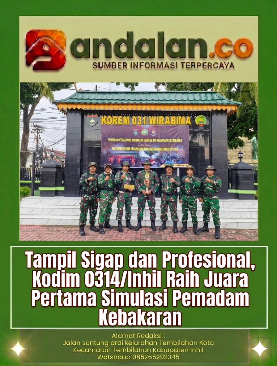 Tampil Sigap dan Profesional, Kodim 0314/Inhil Raih Juara Pertama Simulasi Pemadam Kebakaran
