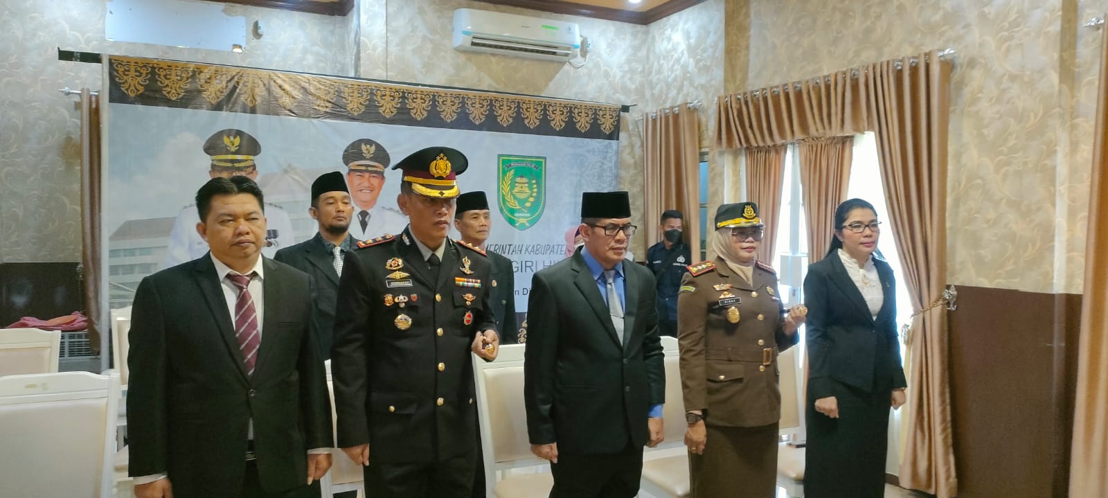 Diwakili Kaban Kesbangpol, Bupati Inhil Ikuti Upacara Hari Kesaktian Pancasila Secara Virtual