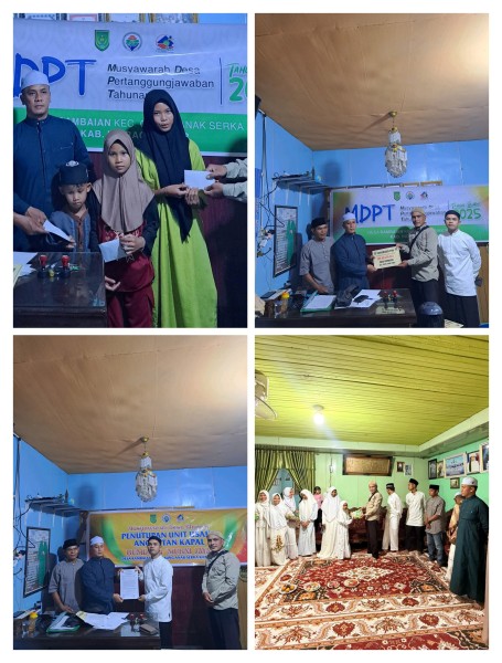 BUMDes Rambaian Alihkan Aset Usaha Kapal, Dana Disalurkan untuk Kegiatan Sosial