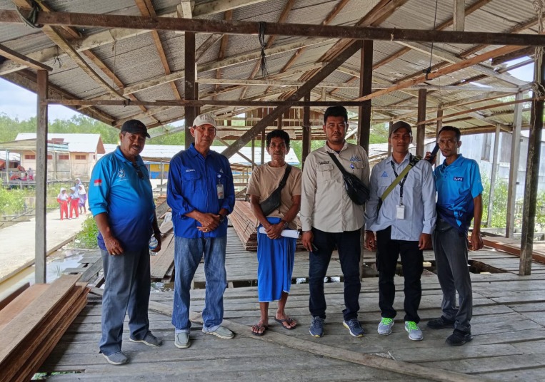 PT Pulau Sambu Bangun Sekolah Sementara untuk SD 04 Sungai Laut, Harapan Baru bagi Pendidikan Tanah Merah