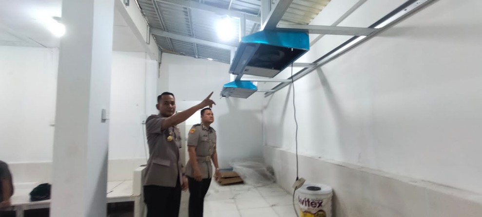 Progres Pembangunan Dapur SPPG Polres Indragiri Hilir Capai 85 Persen