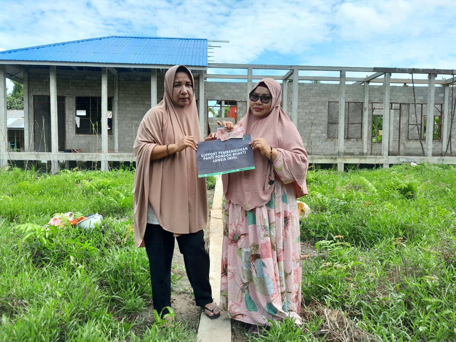 Pembangunan Gedung Lansia di Pekan Arba Inhil Sudah Mencapai 80 Persen, Yuliana Daud : Untuk Menyelesaikan nya Kami Butuh Donatur