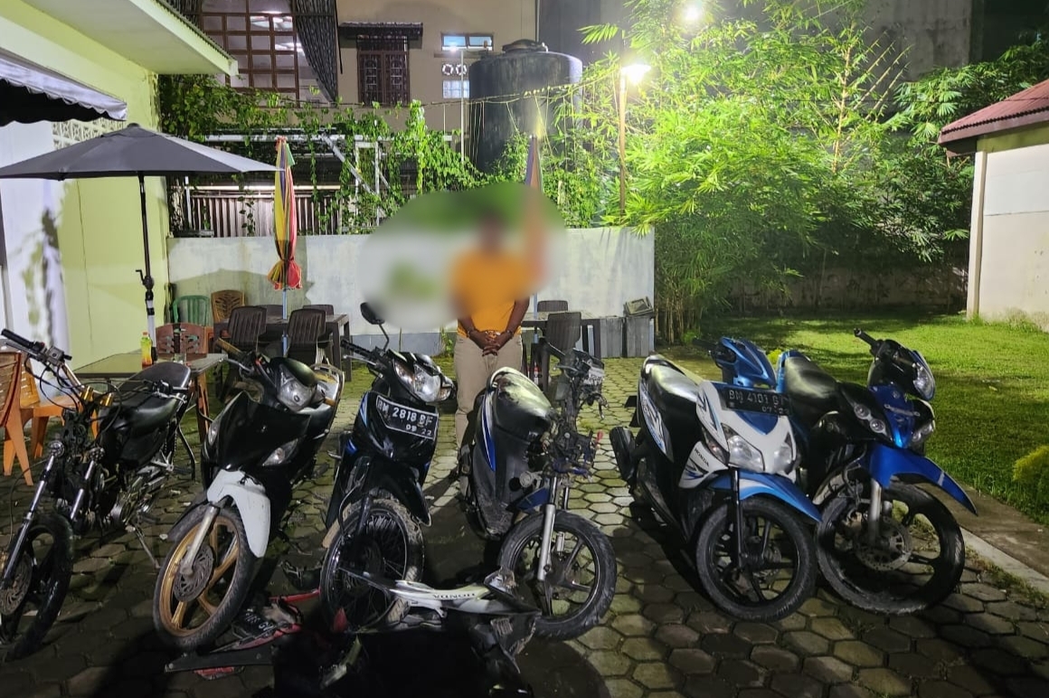 Beraksi di 26 TKP, Tersangka Curanmor Berhasil Diringkus Tim Resmob Satreskrim Polres Inhil