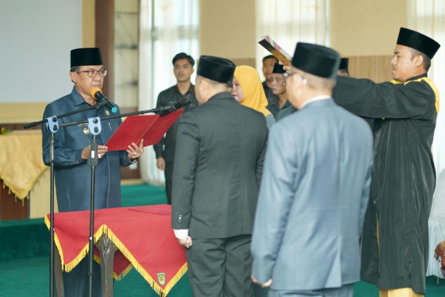 2 Jabatan Tinggi Pratama Pemkab Inhil Akhirnya Dilantik