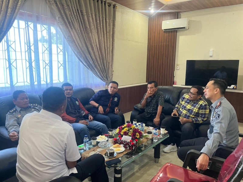 Gelar Silaturahmi di Momen Idul Fitri, Kakanwil Ditjenpas Sumut Yudi Suseno dengan PP IWO Bahas Masalah Ini..