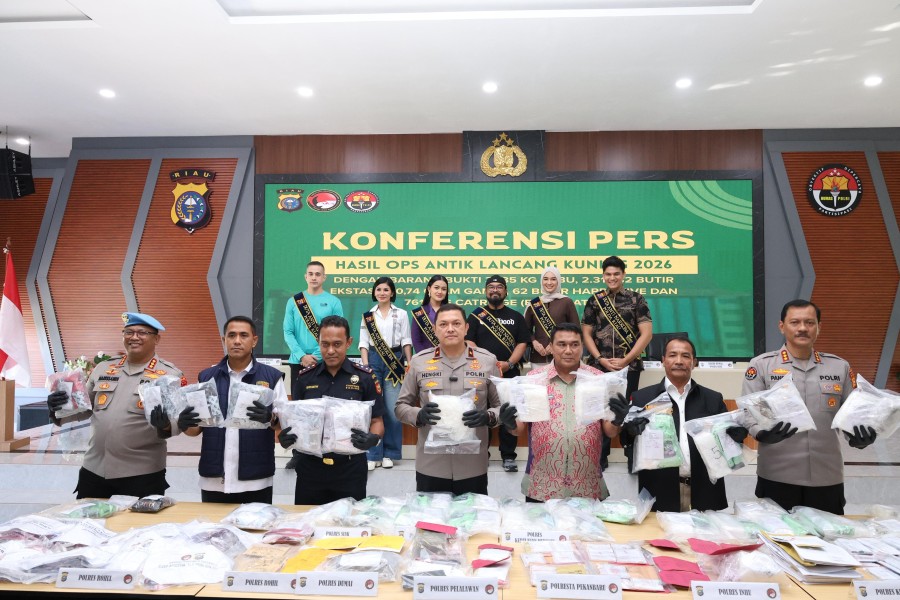 MUI Inhil Beri Dukungan Penuh kepada Kapolda Riau dan Kapolres Inhil atas Pengungkapan 557 Tersangka Narkoba