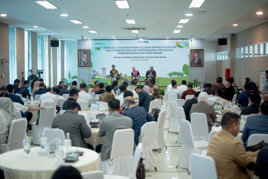 PLN Gelar Diskusi Strategis Penyediaan Infrastruktur Kelistrikan dalam Mendukung Hilirisasi Perkebunan dan Pertanian di Sumatera