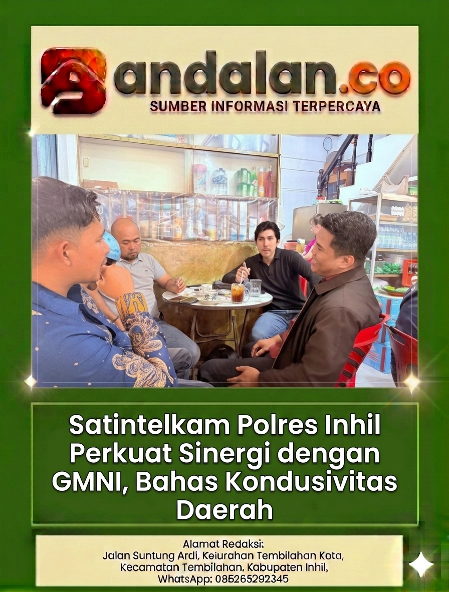 Satintelkam Polres Inhil Perkuat Sinergi dengan GMNI, Bahas Kondusivitas Daerah