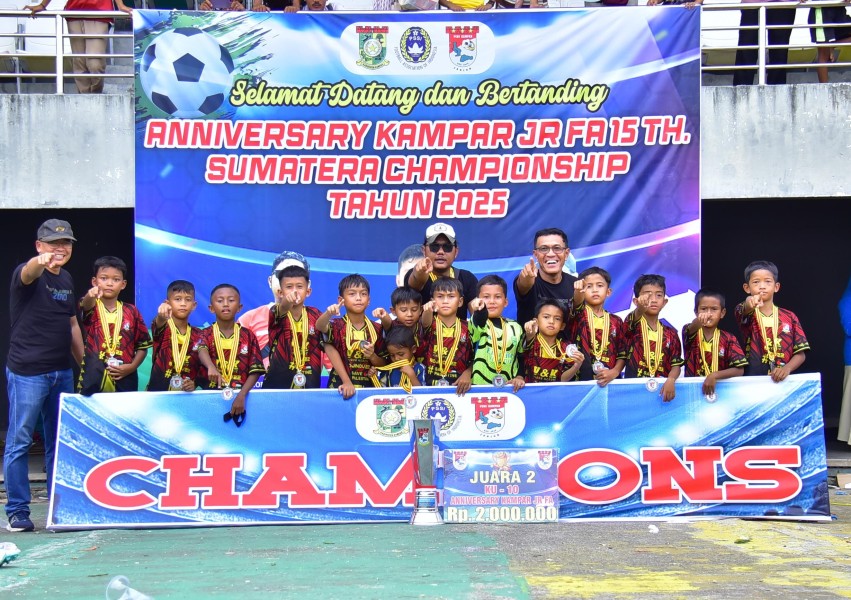 SUKSES! Anniversary 15th Kampar Junior FA Sumatera Championship 2025 Meriah dan Lancar