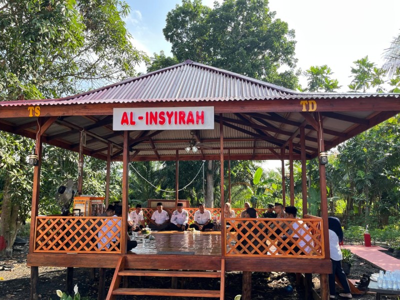 Dirikan Pondok Mengaji Al-Insyirah, Kapolsek Tembilahan Hulu : Ini Warisan Untuk Anak Cucu Kita