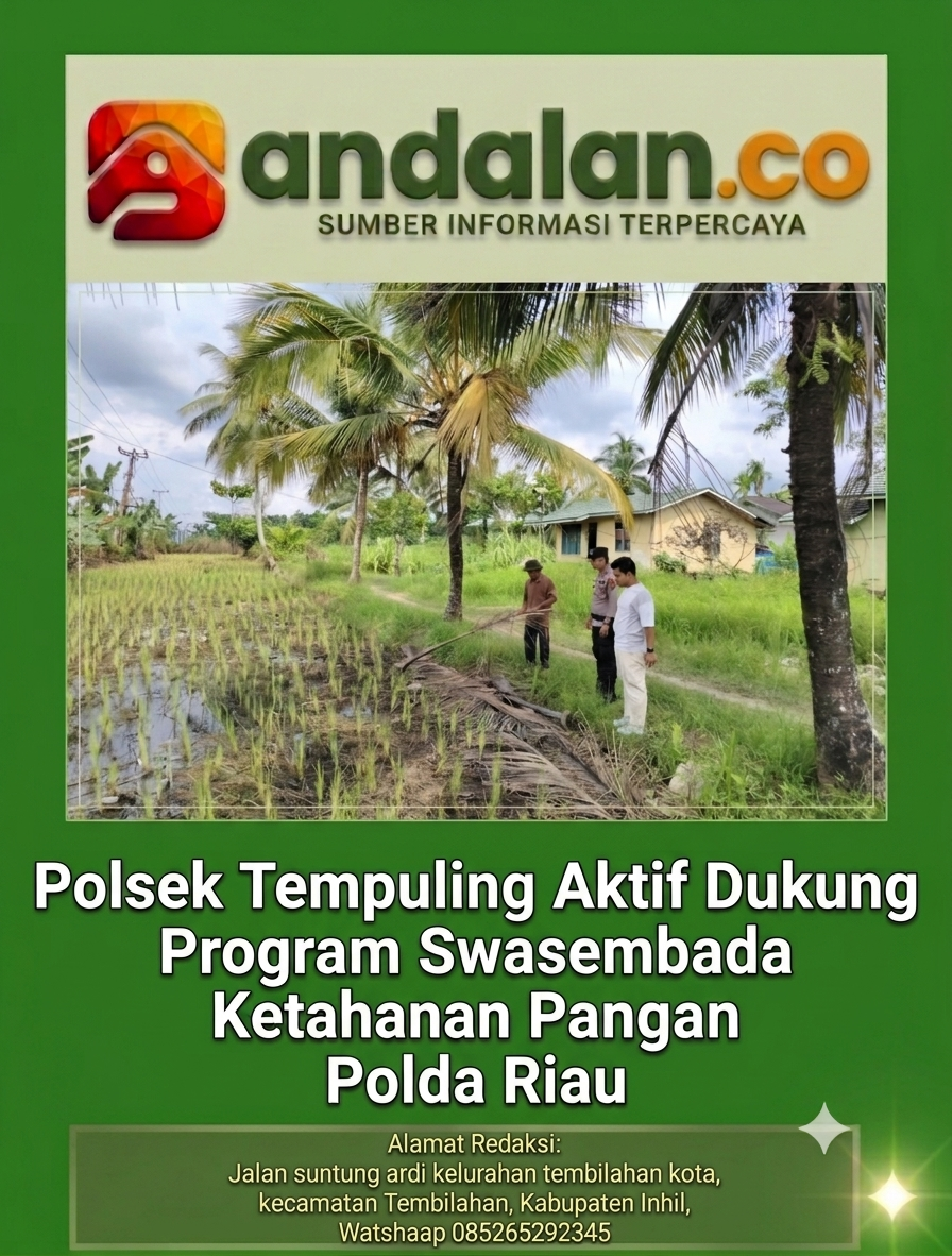 Polsek Tempuling Aktif Dukung Program Swasembada Ketahanan Pangan Polda Riau