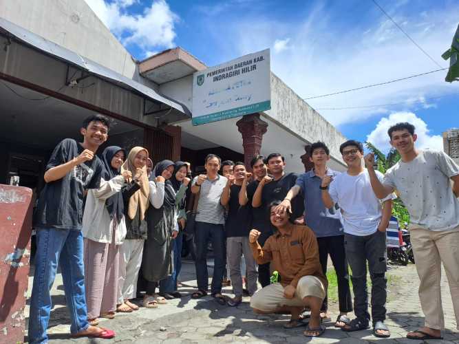 Mahasiswa Asal Inhil yang Berada di Yogya Karta Sambut Hangat Kedatangan Ferryandi