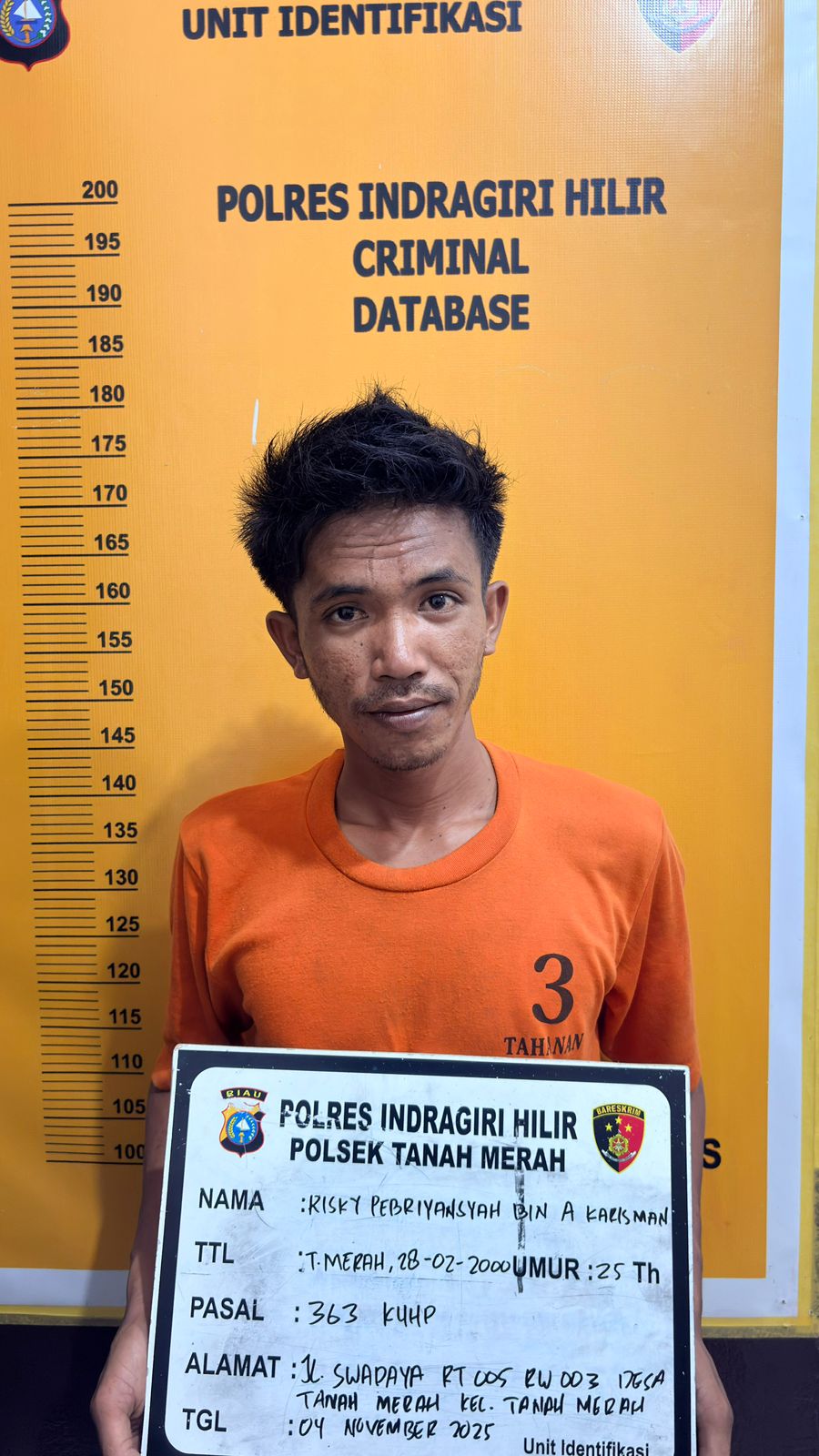 Pencuri yang Meresahkan Nelayan Akhirnya Berhasil Diamankan Polsek Tanah Merah