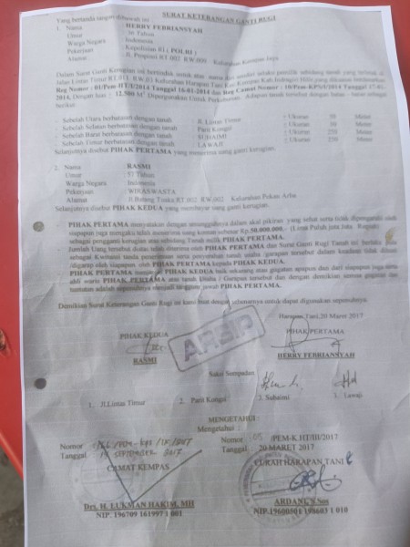 Dokumen Tanah Atas Nama Rasmi Hilang, Warga Diminta Melapor Jika Menemukan