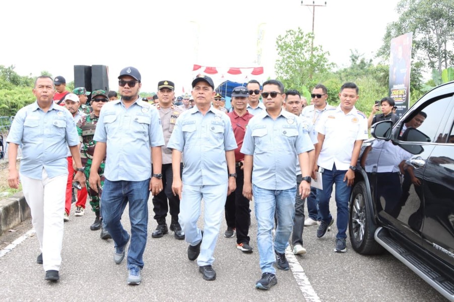 Kapolres Inhil Resmi Buka Drag Bike Kapolres Inhil Cup 2025, Total Hadiah Rp200 Juta Diperebutkan