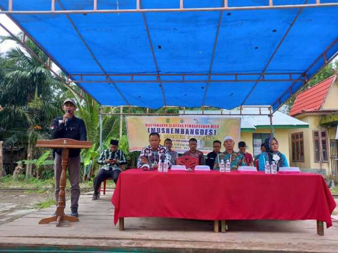 Musrenbang Desa Sialang Panjang Prioritaskan Infrastruktur Penunjang Ekonomi